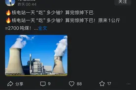 核电站一天吃掉多少铀？算完了才不会“惊”掉下巴？图片