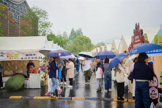 富阳这里，春日氛围感拉满！市民游客纷纷冒雨赶来……