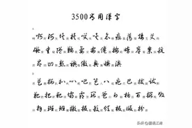常用3500个汉字的草书写法创作必备，初涉草书者识字工具书图片