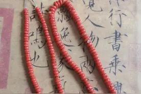 清式不规则红珊瑚珠串项链图片