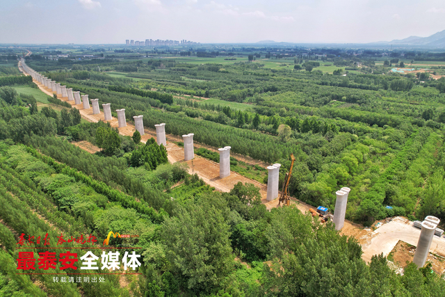 济枣高铁泰山区段建设如火如荼