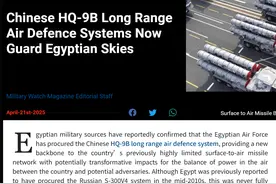 美俄欧不靠谱！埃及退役少将称已采购红旗-9BE，与歼-10CE并肩？图片