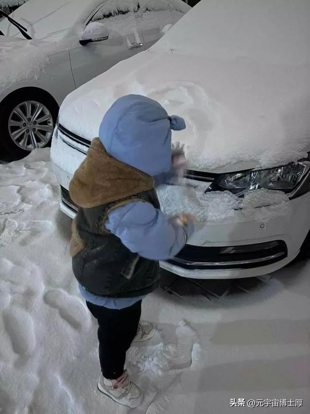 北京下雪后天寒地冻数九寒天大雪小雪冬至又一年注意保暖