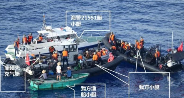 美方盯紧菲方，我国海警全副武装守仁爱礁，这一次新账旧账一起算