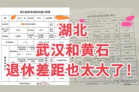 太惊人！湖北武汉和黄石，不同地方退休，养老金差距居然这么大图片