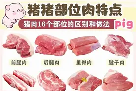 猪肉16个部位的区别和做法图片
