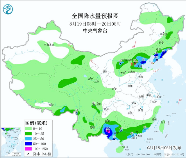 河北！今夜起全省大范围降雨，本轮降雨中心确定，暴雨分布如下！
