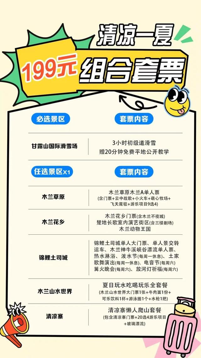 199元畅玩“冰雪+山水”！黄陂夏季文旅惠民套餐开售！