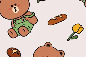 壁纸║可爱布朗熊可妮兔图片