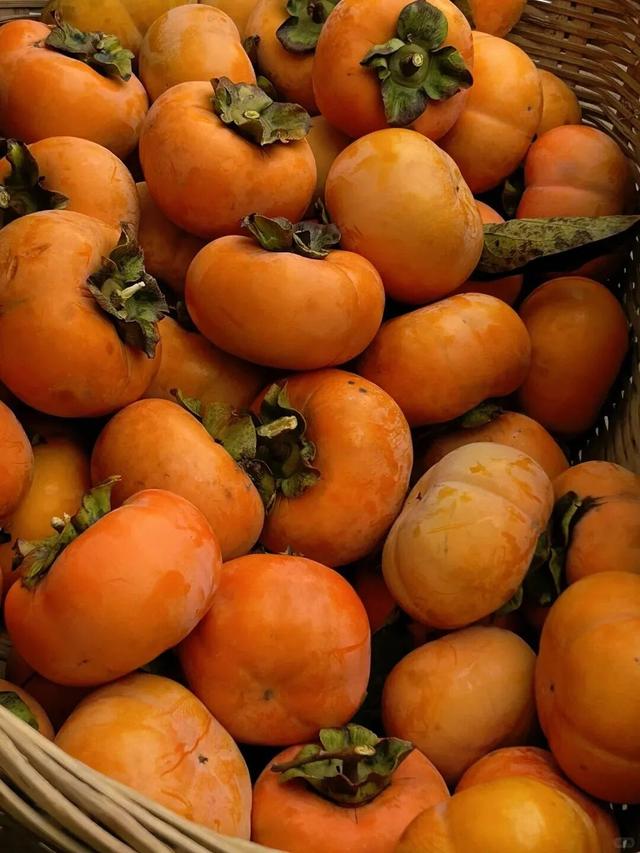 就这一口柿子，盼到冬天了！