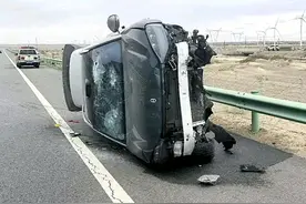 问界m9发生严重车祸致报废 车轮断轴 气囊全开 A柱让人意外 车主发声图片