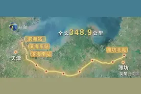 津潍高铁最新进展，途经天津、沧州、德州、滨州、东营、潍坊等地图片