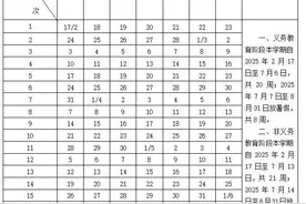 中小学开学在即，返校攻略来了！附2025年校历图片