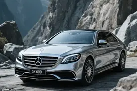 奔驰S600静态展示图片