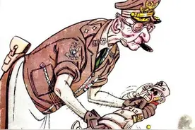 看看，当年的苏联宣传海报是如何嘲笑美国的。图片