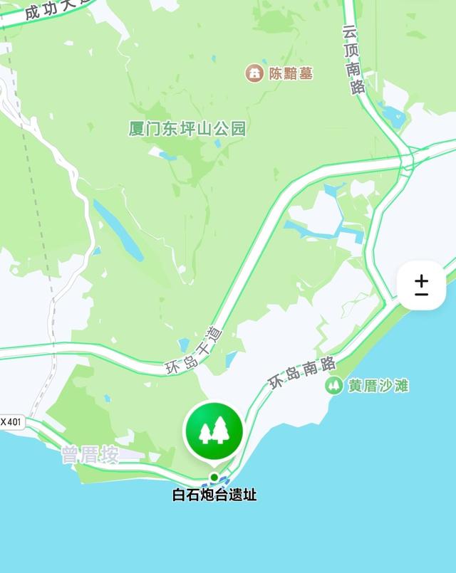 厦门白石炮台，原是厦门湾沿海9座西式炮台之一，现在为海鲜排档
