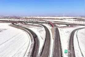 黑龙江省三条高速公路交工通车图片