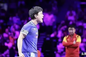 张本智和庆祝时，就在王皓旁边！WTT横滨赛画面曝光：还原了真相图片