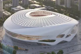 新地标！全国最大专业足球场即将封顶图片