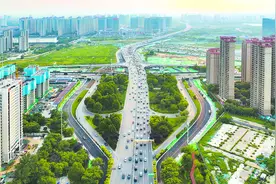 石家庄市南二环胜利南大街至仓兴街段辅路通车——二环路辅路“最后一公里”打通了图片