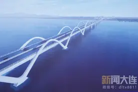 大连又一跨海大桥开工！图片