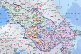 阿塞拜疆面积不大，有一块飞地叫纳希切万，首都巴库是第一大城市图片