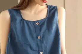 夏季文艺风背心裁剪图，喜欢的收藏点赞！图片