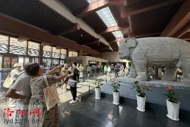 试运行首日 汉魏洛阳故城遗址博物馆人气足图片