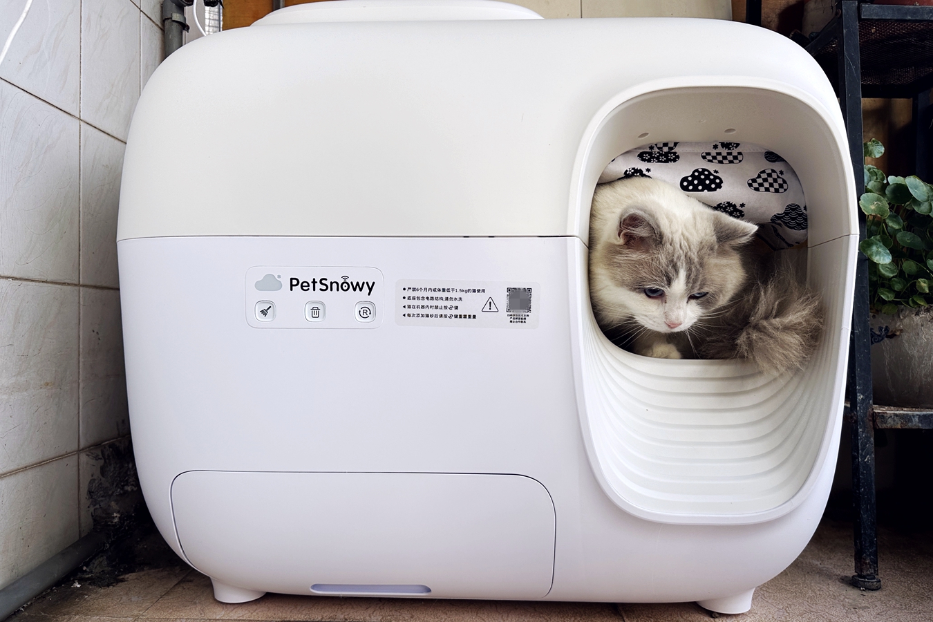 除臭防臭更到位,糯雪智能全自动猫砂盆,造福小主子