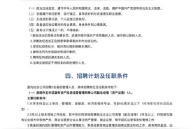 五华区区属国有企业公开招聘3名高级管理人员图片