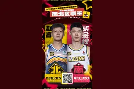 2025年CBA全明星首周投票结果：胡金秋、赵睿当选南北区票王图片