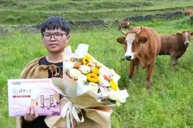 云南17岁放牛娃692分考上清华，录取通知书送达时，正在山上放牛图片