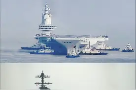 美媒警告：福建舰海试，美航母仅剩两优势，中国已有全球最大海军图片