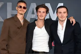 贝克汉姆3个儿子：老大萎靡，老二油腻，老三邋遢，浪费了好基因图片