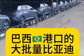 离谱！巴西港口比亚迪堆积成山，国产新能源在国外有多火爆？图片
