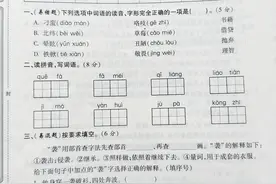 AB系列试卷•六年级（下）语文第二单元测试A卷图片