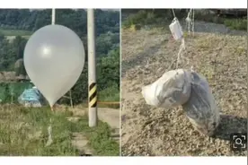 笑麻了！朝鲜向韩国扔翔，网友评论： 真•屎密达~笑死在评论区了图片