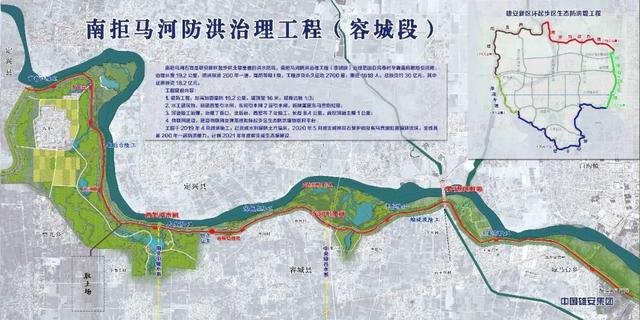 雄安新区为确保顺畅下泄所做的水利工程