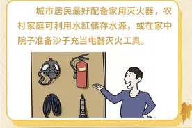 秋季火灾高发期，防火之心不可无。图片