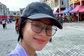 胡杏儿带老公儿子回广东农村老家，看爷爷祖宅 打扮低调无明星架图片