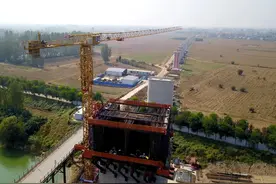 冲刺，平漯周高铁周口开始架梁，平顶山桥墩快过半，漯河还在拆迁图片