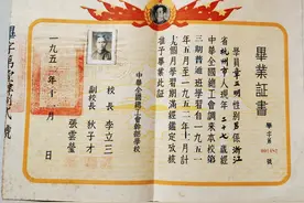 两张中华全国总工会干部学校的毕业证书和我的一段历史回忆图片