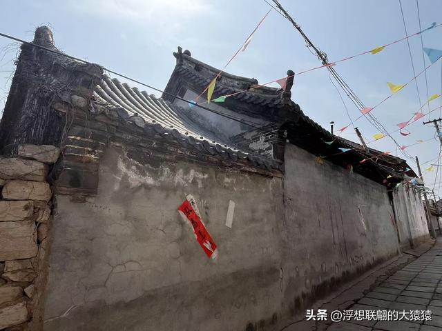 博山石马乡的中石马，留有众多古宅和古庙、古槐