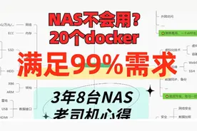 我用了8台NAS，总结出20个必备docker，满足你99%需求图片