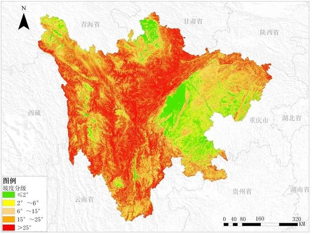 中国人原以为世界上到处都是山，直到看到这幅坡度地图