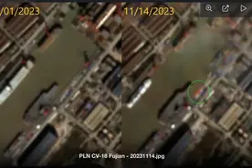 一切准备就绪，003型航母做好首航准备，8万吨军舰将高规格出航图片