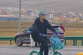 是个狠人！网友骑共享单车进藏被偶遇，后续来了图片