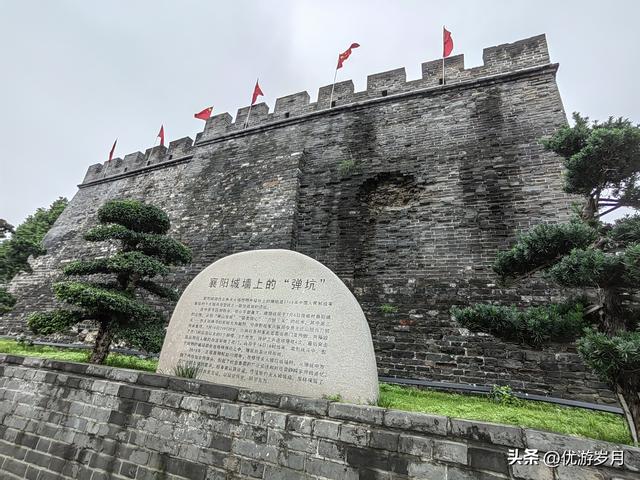襄阳古城汉江风景很美