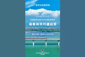 我国首条时速350公里跨海高铁开通运营图片