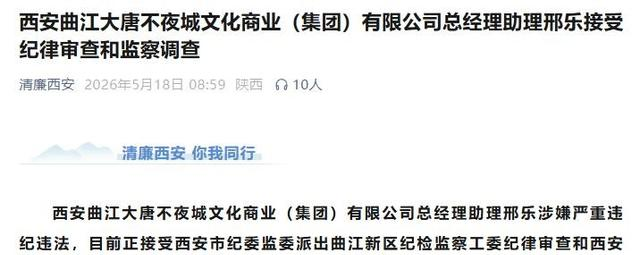 大唐不夜城被查的高管，戳破了多少文旅景区的“遮羞布”